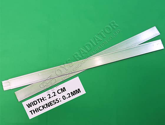 22cmx0.2(mm) Radiator Aluminum Tube with Inner Fin Tank Tube High Frequency Tube