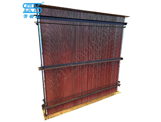 Tube-belt structure radiator copper core