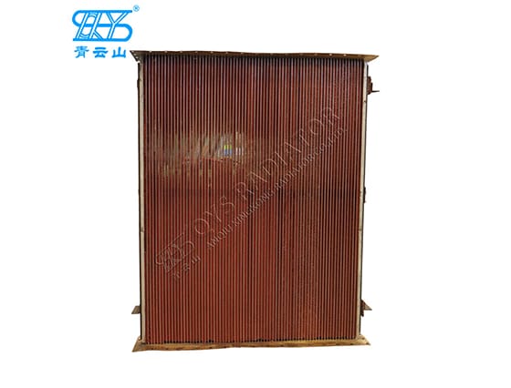 Assembled Z-wave purple copper seamless tube radiator core