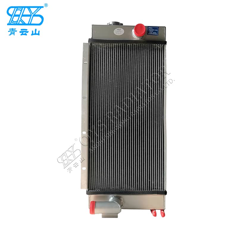 玉柴85铝散热器用于挖掘机