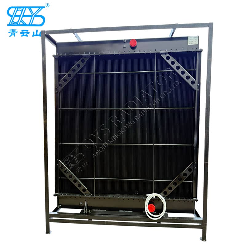 定制1000KW发电机组铜散热器总成