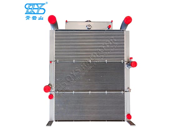 Custom boat engine aluminum radiators
