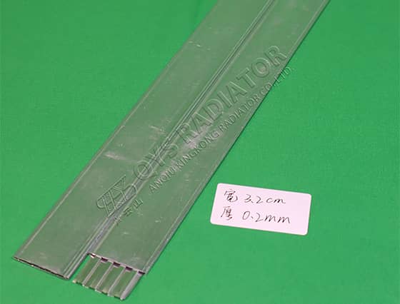 散热器铝管带内翅片水箱管高频管宽3.2cm厚0.2mm