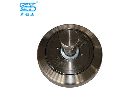 Monorail crane train carrier wheels for mine transportation machinery